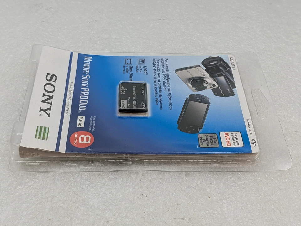 Sony MSMT8G 8GB Mark2 Memory Stick PRO Duo (MS-MT8G/NK) New Sealed Free S/H - Image 3 of 4