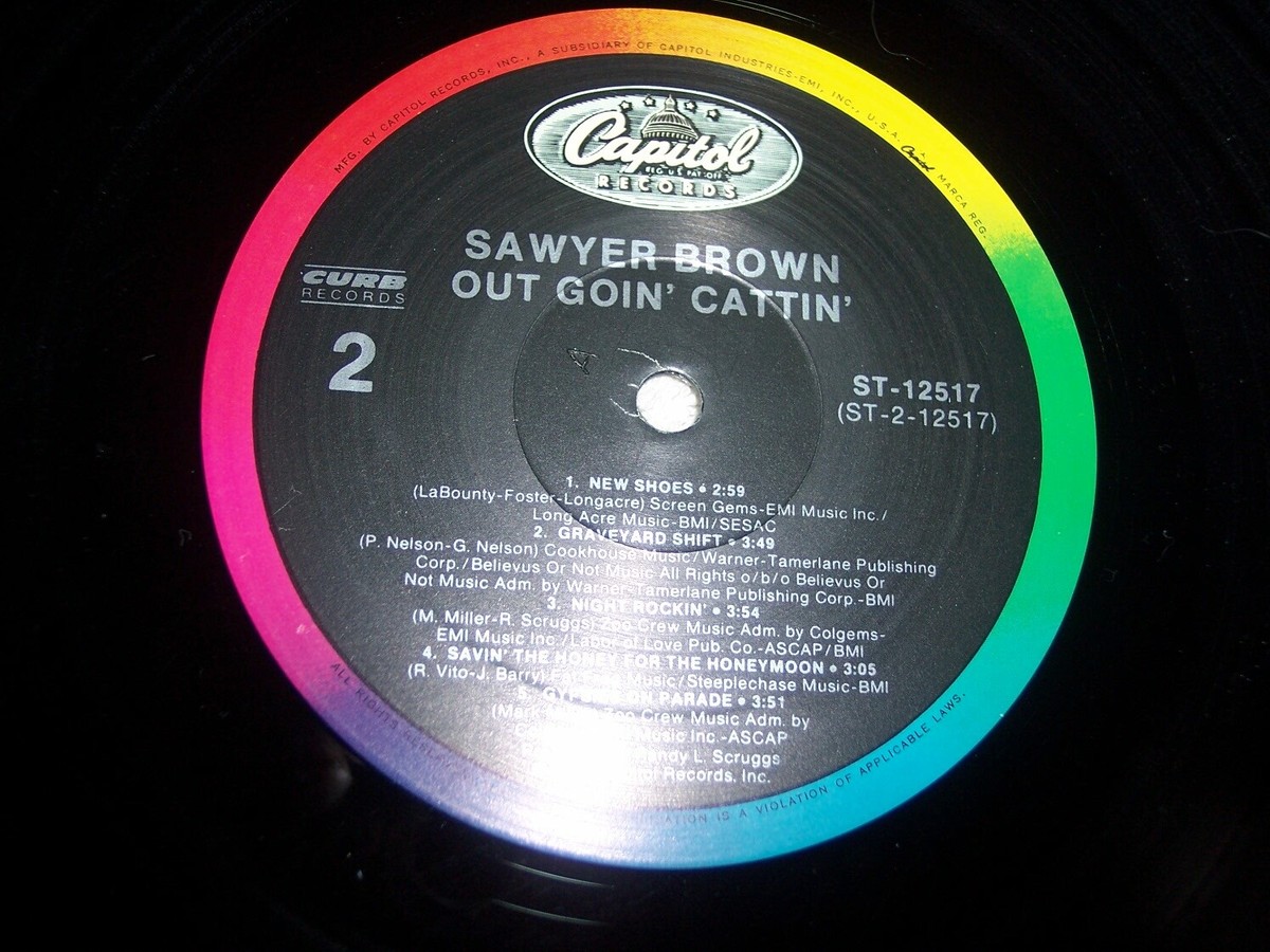 LP SAWYER BROWN OUT GOIN' CATTIN' **NM VINYL** #945 | eBay