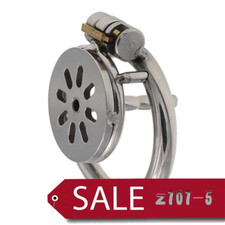 New Stainless Steel Male Chastity Device Pocket-Size Cage Men Metal Locking Belt