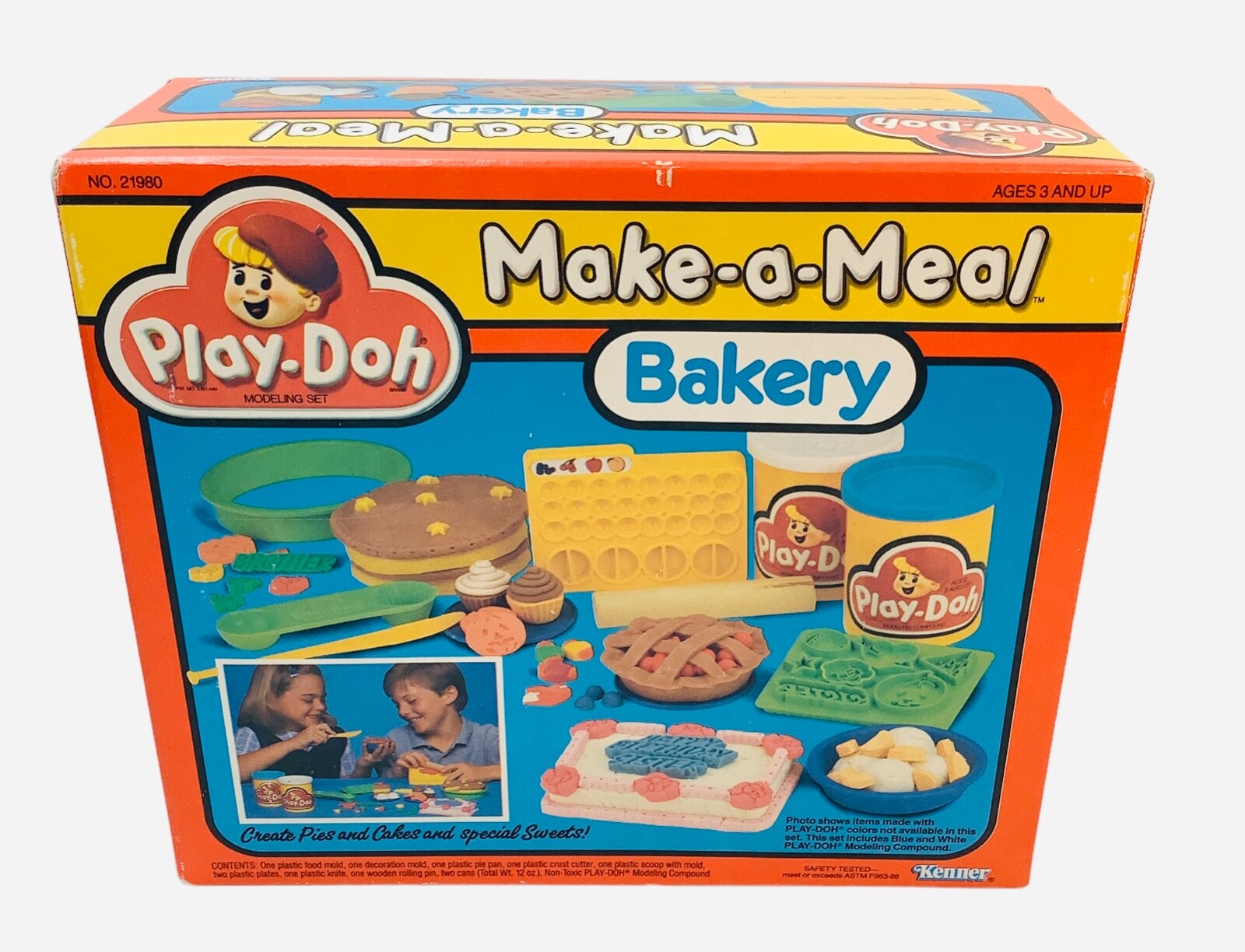 Vintage 1988 Playdoh Make a meal bakery play set toy NOS factory sealed eBay