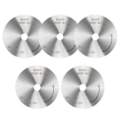 5Pcs 2 Inch HSS Circular Saw Blade 100T 3/8-Inch Arbor for Miter Cut Off Saw