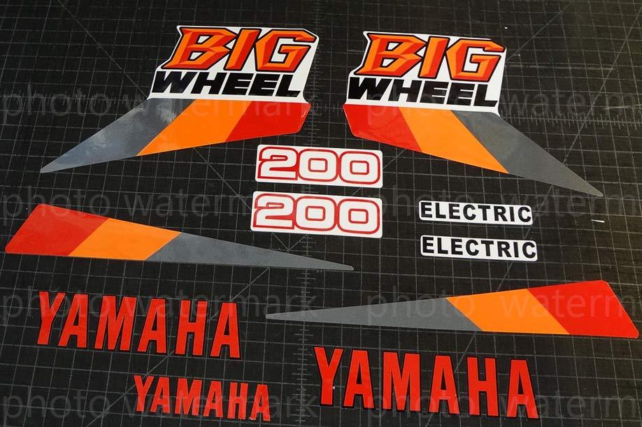 11pc Yamaha 1987 87' BW200 BIG WHEEL decals stickers aufkleb