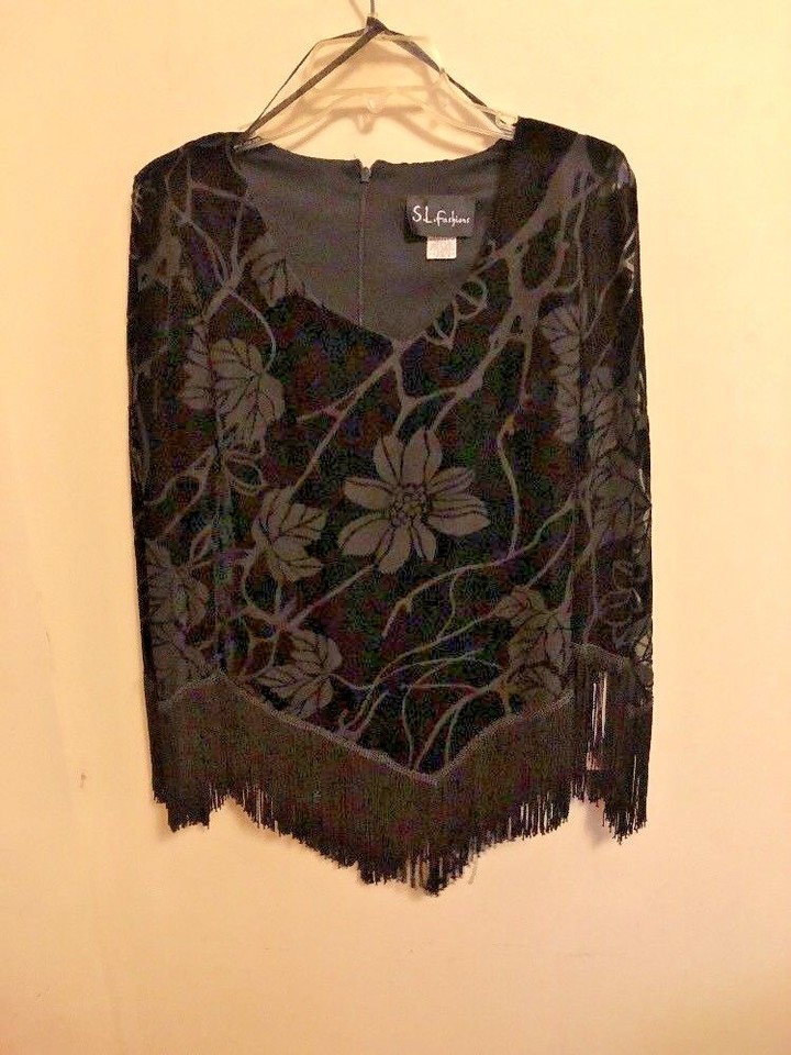 l/s velvet top (w003)