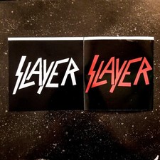 Slayer 4 x 4" Waterproof Vinyl Sticker Decal    HQ Durability Seasons Reign
