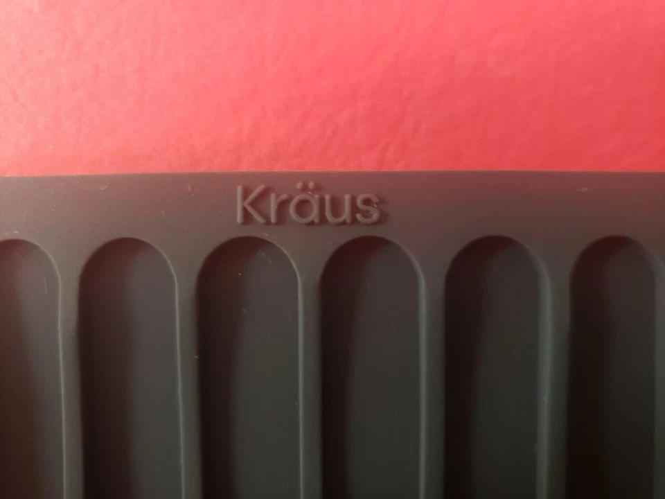 Kraus KDM-05DG, Jabonera/Soporte Esponja Silicona Autodrenante, Gris Oscuro Foto 3 de 4