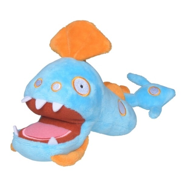 Pokemon Center оригинальный плюшевый покемон в форме сидящей милашки 367 Huntail