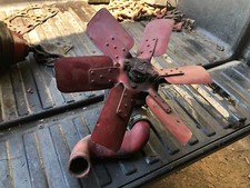 Farmall 400 Diesel Fan Blade And Water Pump Assembly Off Running Tractor