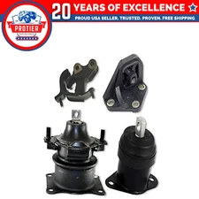 Fits 2003-2007 Honda Accord 2.4L MANUAL Front & FR RT Motor & Trans Mount 4pcs