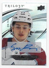 21/22 UPPER DECK EXTENDED TRILOGY LEVEL 3 AUTOGRAPH RC Sampo Ranta #20/49