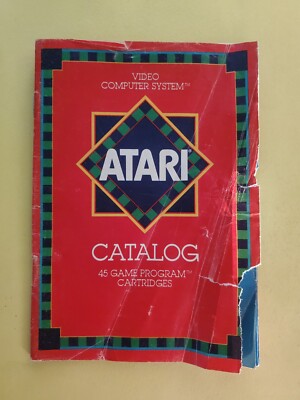 Vintage 1982 Atari Video Computer System Catalog