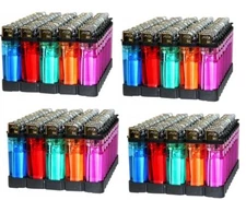 CHEAP LIGHTER 50 Pcs Disposable Clear Ass. Color 4 Pack of 50 Pcs Total 200 Pcs 