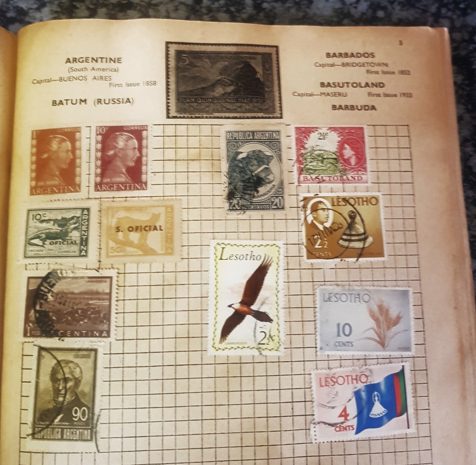 Ace Golden Eagle Stamp Collection Book with Extensive Vintage Stamp