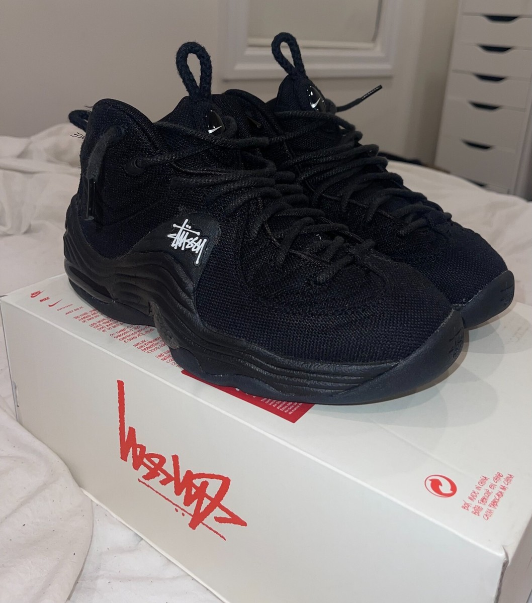 Nike x Stussy Air Penny 2 - Black - Size 6.5M/8W | eBay