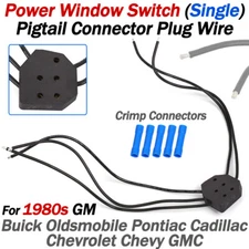 For 80s GM Power Window Switch Pigtail Connector Plug Wire C10 Monte Carlo Regal