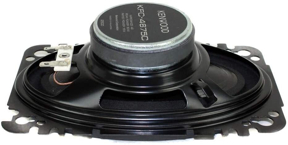 Kenwood KFC-4675C 120 Watts 4" x 6" Coaxial 2-Way Car Audio Speakers 4"x6" New
