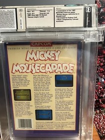 Mickey Mousecapade NES Cib Graded See Photos