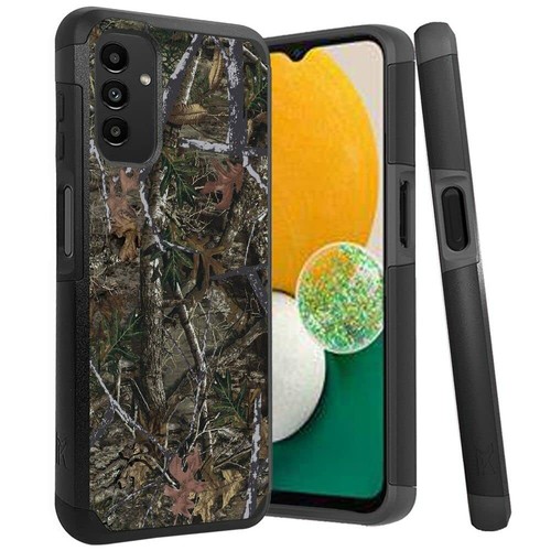 For Samsung Galaxy A13 Shockproof Dual Layer Hybrid Case+Tempered Glass Cover m2 - Picture 11 of 30