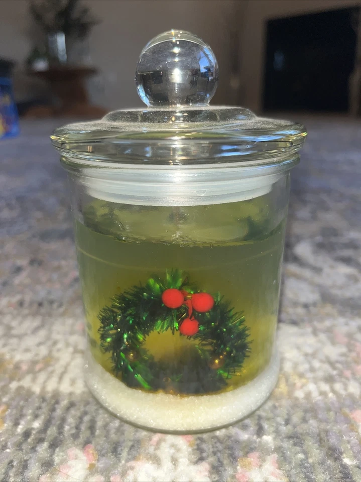 Vela de gel Langley/Empire Candle LLC WREATH 10 OZ. Contenedor cubierto de vidrio, EE. UU. Foto 2 de 4