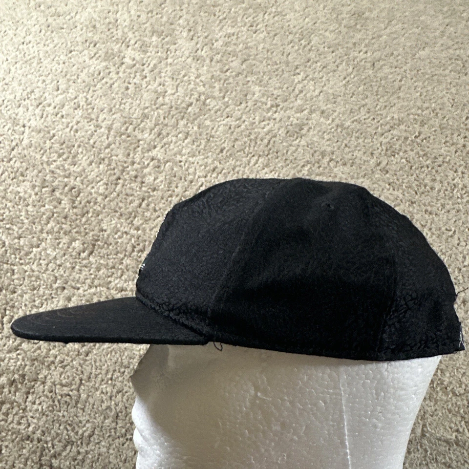 Gorra Jordan Gorra Niño Pequeño Negra Snapback Cemento Elefante Jumpman Logo Y2K Foto 4 de 4