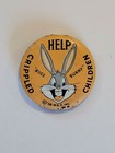 1958 ~ BUGS BUNNY "Help Crippled Children" Warner Brothers Fold Over Button/Pin — photo 5