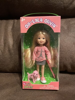 Ty Li'l Ones OO-LA-LA OLIVIA 4.5'' Doll & Pink Poodle Puppy 2009 NEW in Package