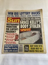 1993 March 9 Sun News, Grace Kelly&rsquo;s Body Stolen (MH4)