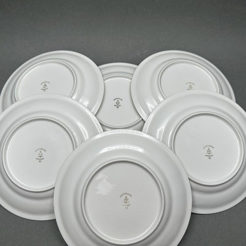 Vintage Porsgrund Porselænsfabrik “Farmer's Rose” Porcelain Dessert Plates - Picture 8 of 9