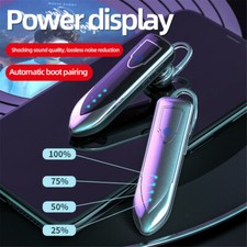 Business Earphone Bluetooth Call Music Headsets Power Display for Cellphone PC
