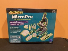 GeoSafari MicroPro Microscope 48 piece Set with 50x-600x magnifier NEW