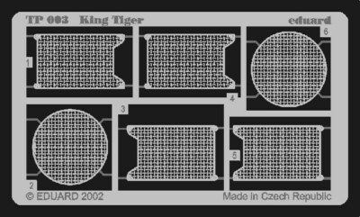 Eduard Photoetch for 1/35 German King Tiger for Tamiya kit
