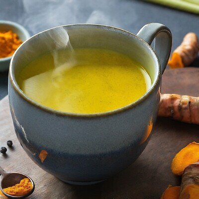 75 Turmeric Tea Bags, Turmeric With Black Pepper, Caffeine Free Herbal Blend