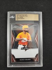 Alerick Soularie 1/1 2020, Leaf Flash Draft, Pre Production Proof, Orange