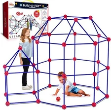 OleFun 180 Pack Fort Building Kits for Kids 4, 5, 6, 7, 8+ Year Old Boys & Girls
