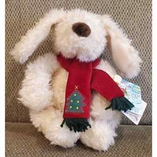Vintage 2000 Christmas Winter Animal Alley Darla  Darby Toys R US Stuffed Dog