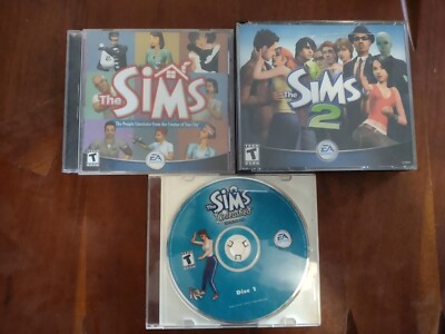 The Sims Lot: The SIMS 2 [CD-ROM] 4 CD Set; The SIMS, Disk 1 Of ...