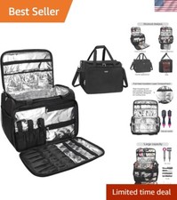 Waterproof Hairdresser Travel Bag with Adjustable Strap  Removable Dividers