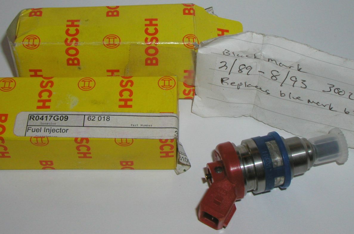 1988-1994 Nissan 300ZX Z32 Genuine Bosch 62018 Injector Red Top