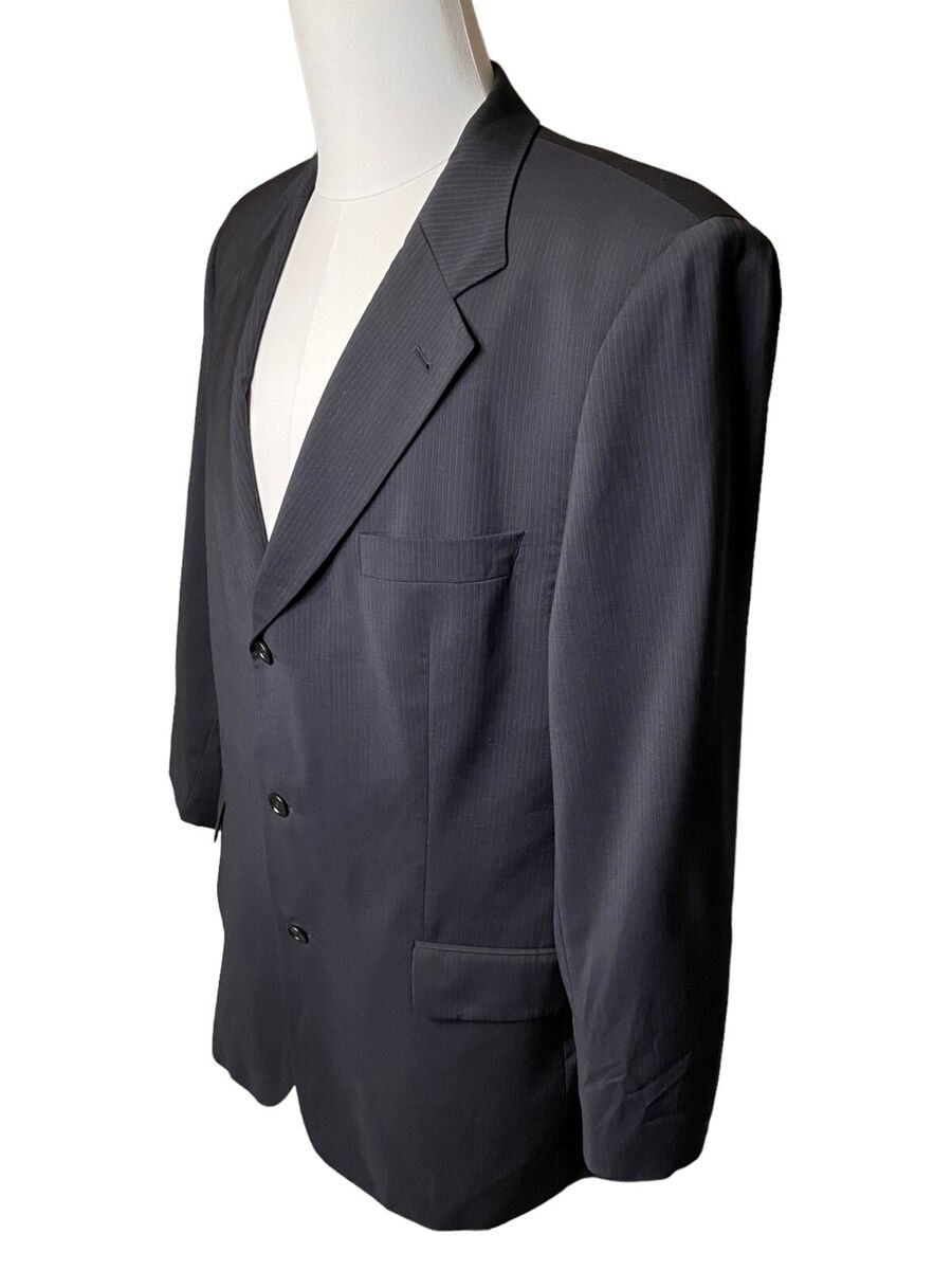 HUGO BOSS Mens 46R Sport Coat Artemis Akropolis Wool Blue 3 HUGO BOSS Mens 46R Sport Coat Artemis Akropolis Wool Blue 3