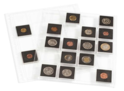 2 Lighthouse Grande ENCAP 2x2 Coin Album Pages Hold Plastic Capsule BCW SnapLock