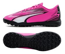 PUMA Men ULTRA Play TT Cleats Pink Soccer Futsal Shoe Boot GYM Spike 10776501