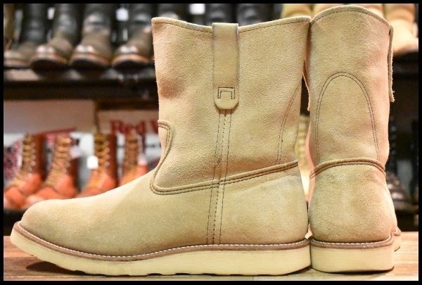 Red Wing 8168 Pecos Boots US11E Hawthorne Abilene Roughout Pull On