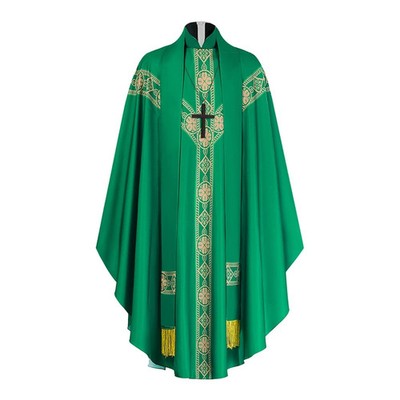 Vestments Robe Church Catholic Priest Chasubles Vestments, Robe Chasuble Mass Round ...