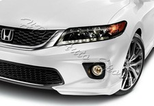 For 13-15 Honda Accord Coupe Hfp-style Painted White Front Bumper Spoiler Lip For 13-15 Honda Accord Coupe Hfp-style Painted White Front Bumper Spoiler Lip