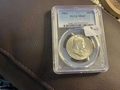 1962-P PCGS MS-63 Franklin Half Dollar