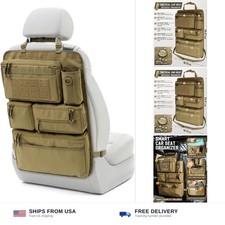 All in One Car Seat Back Organizer Fit Most Cars SUV Trucks Jeeps