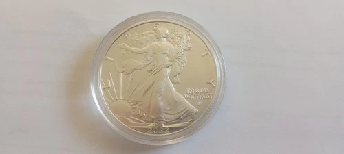 New Listing2022 1-Oz Silver American Eagle BU .999 Silver coin uncirculated