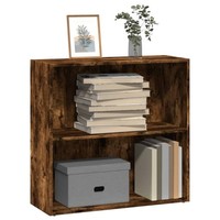 BüCherregal RäUchereiche 80X30X77 Cm Holzwerkstoff