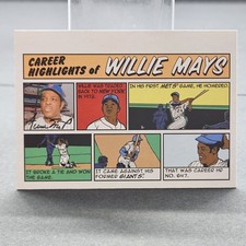 2022 Topps Heritage - 1973 Topps Comics Willie Mays #73TC-23