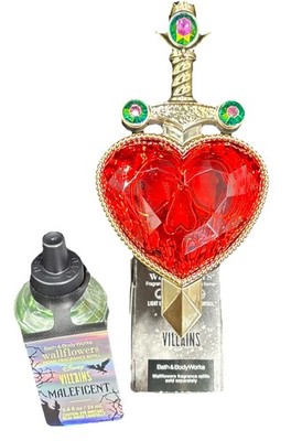 DISNEY VILLAINS EVIL QUEEN Bath & Body Works Heart Wallflower Plug Maleficent