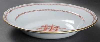 Spode Trade Winds Red  Rimmed Soup Bowl 687719